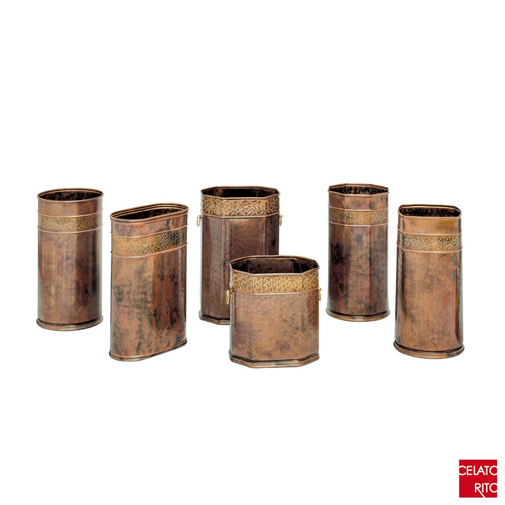 Copper umbrella stands ARABESCO