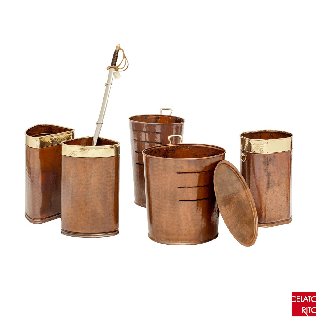 Copper umbrella stands CORAZZA collection