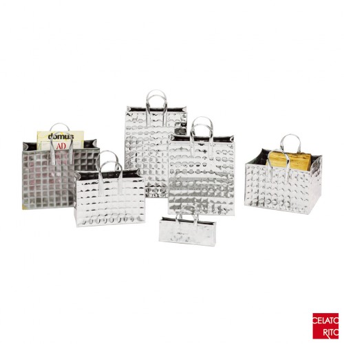 Collezione BORSE QUADROTTI acciaio