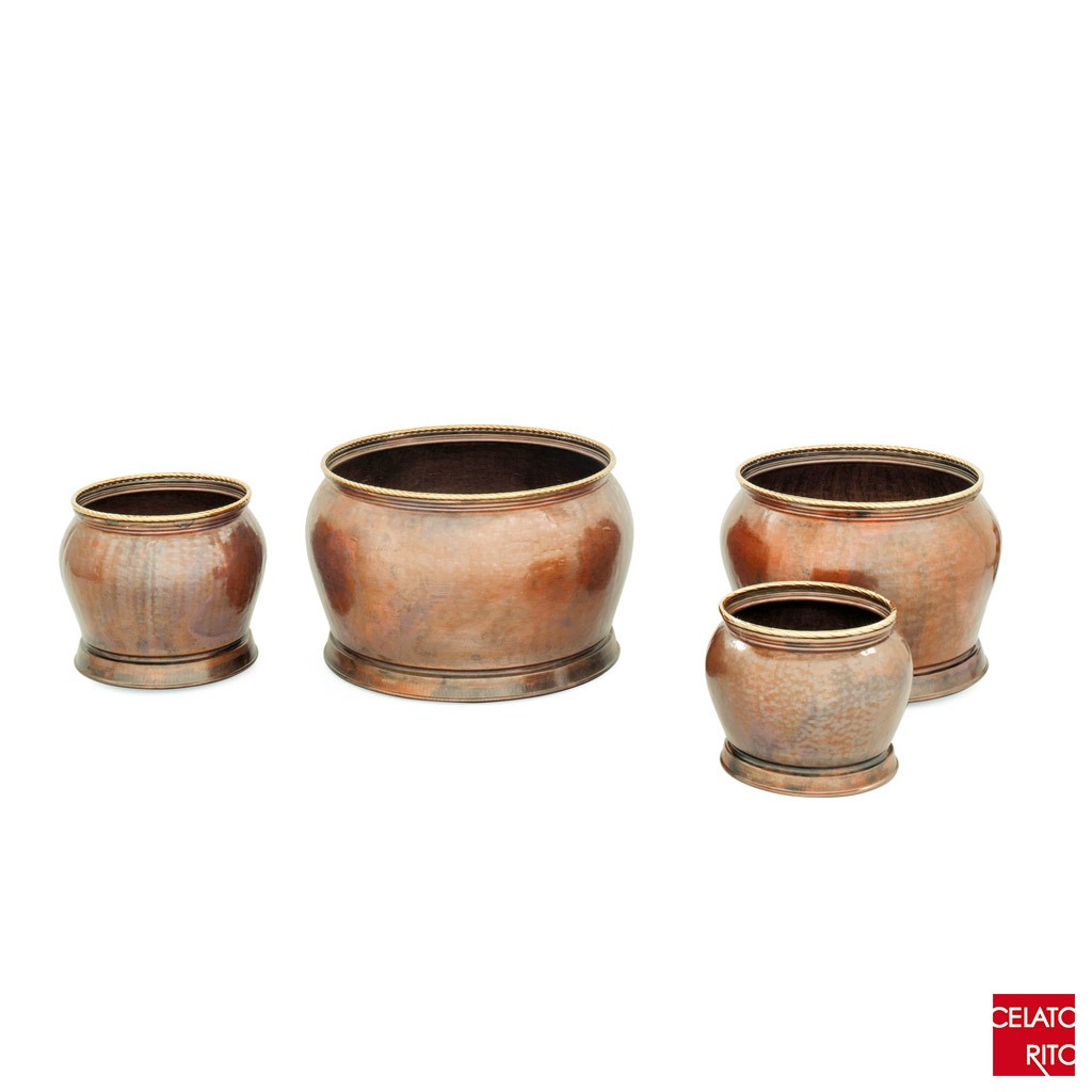 Copper planters VENEZIA