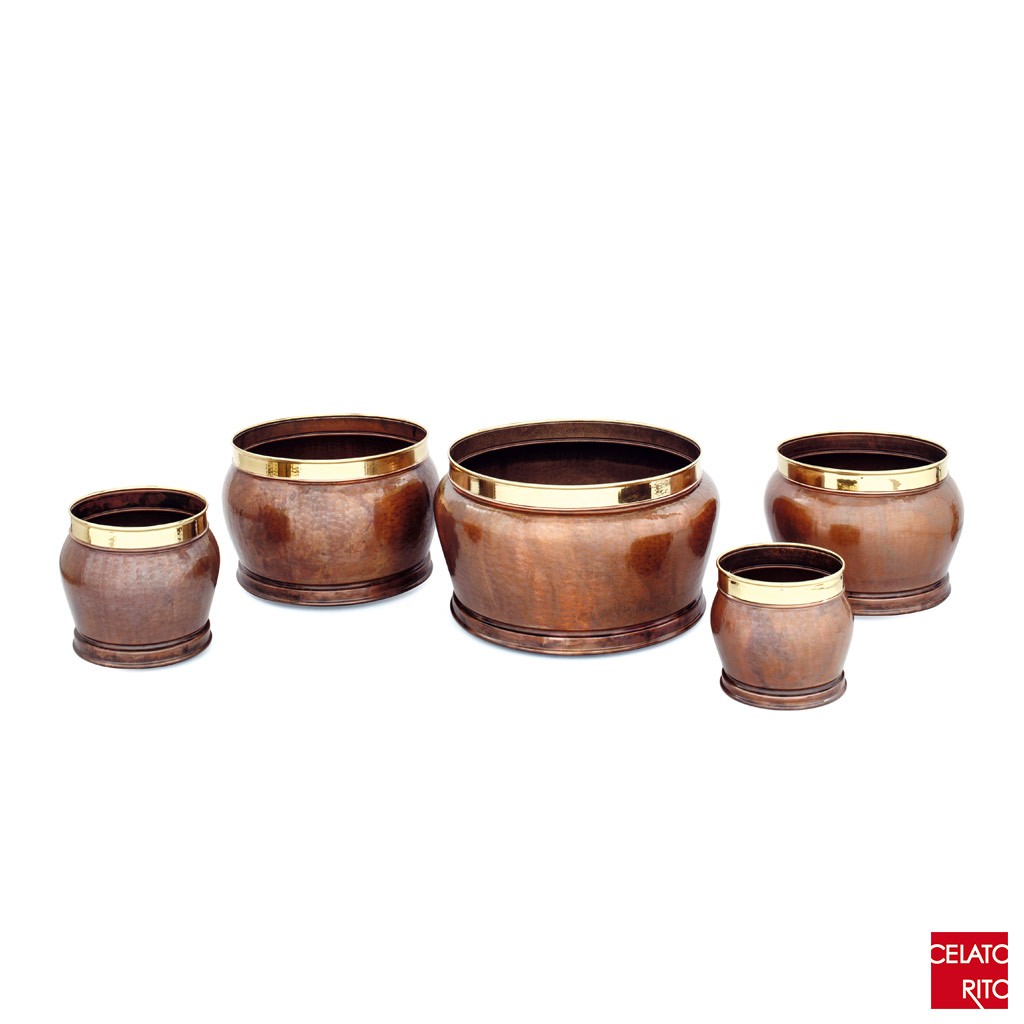 Copper planters TREVISO