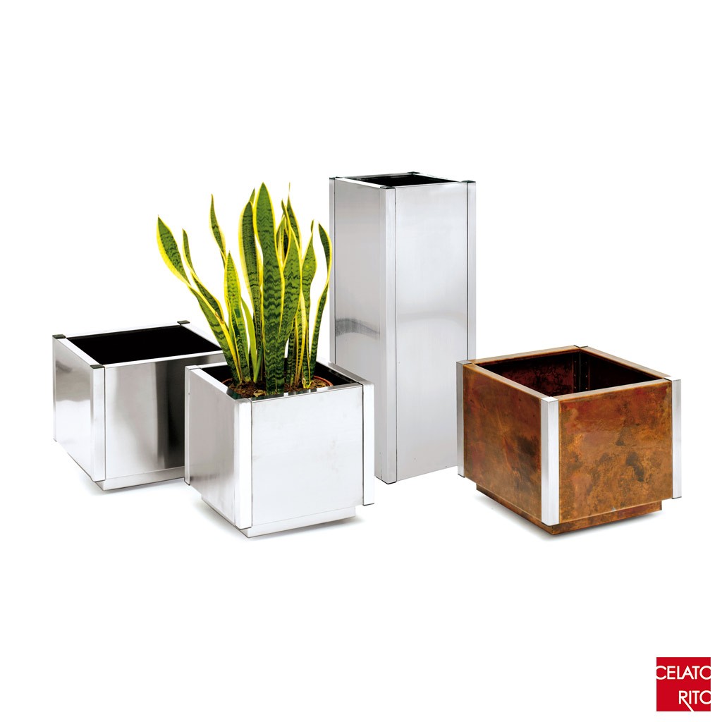 Steel planters QUADRO SUPER