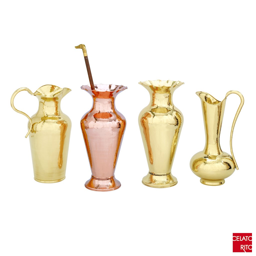 Brass/copper amphorae FIORE